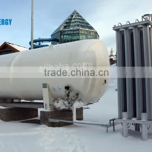 50m3 Liquid Oxygen Nitrogen Argon CO2 LNG LPG Horizontal Cryogenic Storage Tank With ASME/ISO/GB thumbnail-3