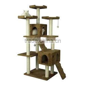 Corrugated Cardboard Cat Tree Scratcher thumbnail-1