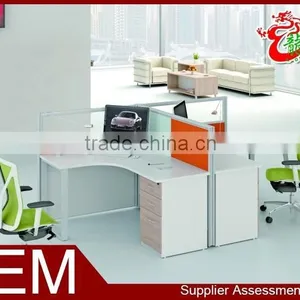 2015 Modern Interior Office Partition for 2 Person M1576 thumbnail-1
