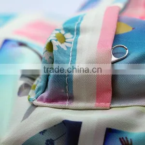 Fashion Colorful Backpack Bag Canvas Polyester Backpack for Teenage Girls thumbnail-2