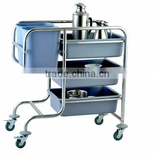 3 Tier Black Utility Heavy Duty Cart thumbnail-3