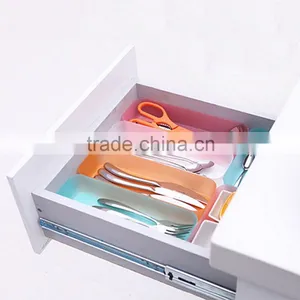 Kitchen Drawer Cutlery Case Storage Box Multifunction Desktop Organization thumbnail-1