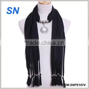 Fashion Jewelry Pendant Spring Scarf for Women thumbnail-1
