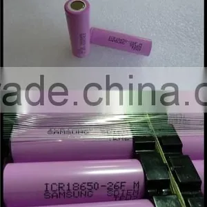 SAMSUNG SDI18650 26F Cells, 3.7V2600mAh, for Electric Bicycles, Scooters, UPS thumbnail-2