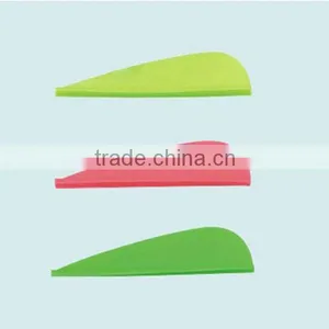 1.75" Plastic Arrow Vanes Fletching Mixed Color Wholesale Archery Bow Outdoor thumbnail-1