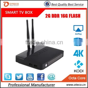 China Wholesale Android 5.1 Octa Core Android tv Box 4K HD H.265 Bluetooth 4.0 2GB 16GB KODI Media Player thumbnail-1