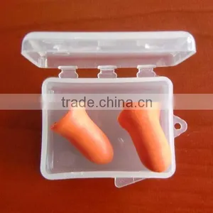 2016 Bell Shape Ear Plugs Wireless Foam Ear Plugs in pp Box Disposable Bell Shaped PU Foam Ear Plugs String Selectable Supplier thumbnail-3