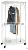60" PVC Wardrobe With Wheel thumbnail-1