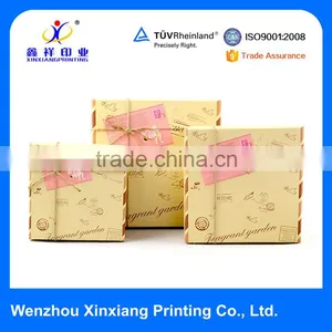 Attractive Durable Brown Kraft Paper Gift Boxes With Your Design thumbnail-1