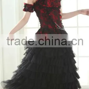 Glp 2013 Punk Sexy Ruffle Shoulder Strap Border Waist Vest 61252 thumbnail-6