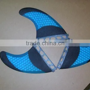 2014 Super Strong Honeycomb CARBON FIBER FCS G5 Fin thumbnail-1