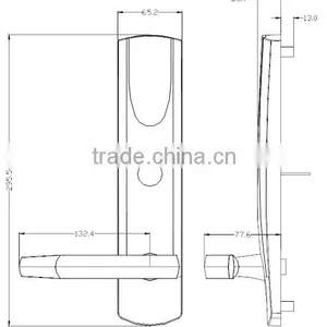 Hot Sale Swipe Card Portable Door Lock thumbnail-5