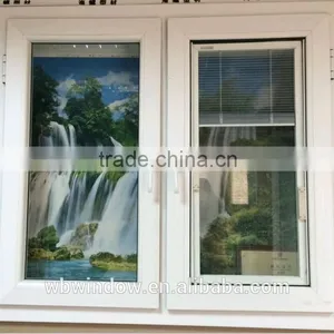 PVC Adjustable Window Shutters ,shutters Inside the Glass thumbnail-2