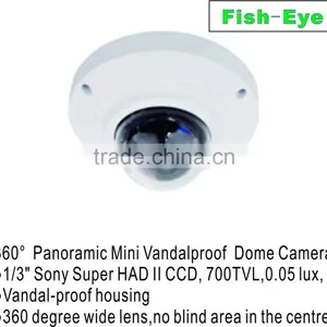 360 Degree Panoramic Mini Vandalproof Dome Camera thumbnail-1