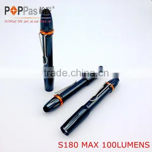 3w Led Pen Flashlight Powered by 2AA Batteries thumbnail-1