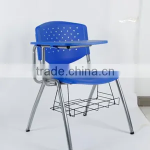 Lihua Factory Wholesale STACKABLE Plastic Student School Chairs With Writing Pad 1008d thumbnail-2
