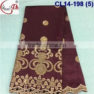 CL14-198 New Design Good Quality George Lace Fabric,wholesale African George Lace thumbnail-5
