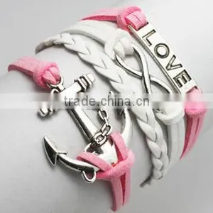 Custom Logo Womens Leather Bracelets thumbnail-2