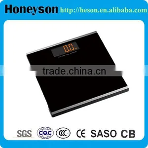 BG-1001tempered Glass Hotel Bathroom Scale Black 396lb Hotel Digital Bathroom Scale Digital Weighing Scales for Hotel Guest Room thumbnail-1