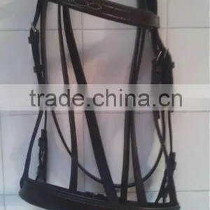 Polo Horse Bridle With Reins / Leather Horse Riding Bridle With Reins thumbnail-1