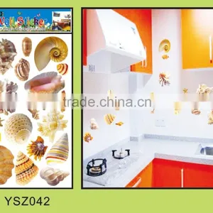 Eco-friendly Non-toxic Kitchen Decoration 3D Vinyl Removable Wall Sticker thumbnail-1