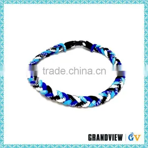 Top Quality Germanium 4 Rope Custom Titanium Sports Necklace thumbnail-1