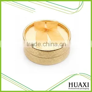 Special Design Golden Round Paper Cardboard Box Jewellery Box thumbnail-1