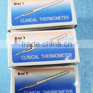 High Quality Good Price Medical Glass Mercury Armpit Clinical Thermometer DT-11C thumbnail-1