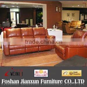 A817 House Design Furniture Leather Recliners Sofa Sets thumbnail-1