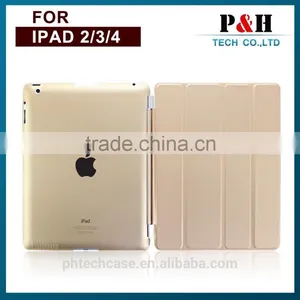 Ultra Slim Full Body Smart Cover Leather Case for Ipad 2/3/4 thumbnail-2