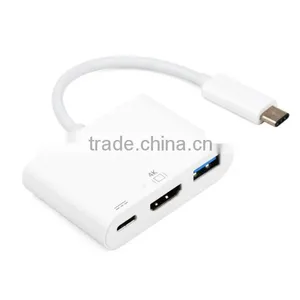 USB3.1 Type c to HDMI/USB3.0/Type c HUB thumbnail-2