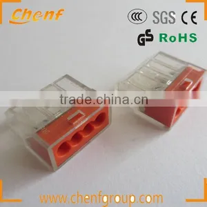 Newest Hot Sell 250v 4 Way Push Wire Connector(4 Poles) thumbnail-1