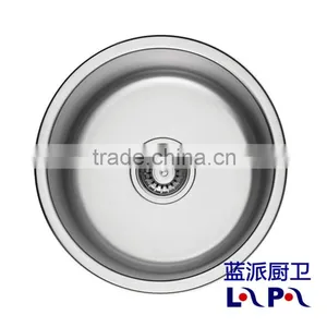 Lan Pai Luxury Stainless Steel Kitchen Sink LP-400/440 ( Round Single Sink ) thumbnail-2