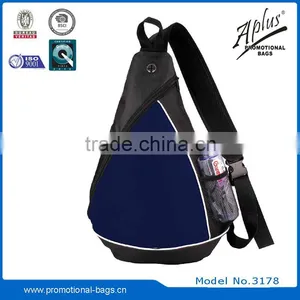 Shoulder Sling Bag With Mesh Pcokets for Promotion thumbnail-1