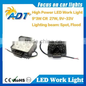 Square Cube 27W LED Work Light 60 / 30 Degree UTE Car Offroad Light thumbnail-1