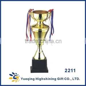 Custom Black Plastic Trophy Base Gold Award Trophy Golden Souvenir 2311 China Metal Trophy Cup Craftwork thumbnail-2
