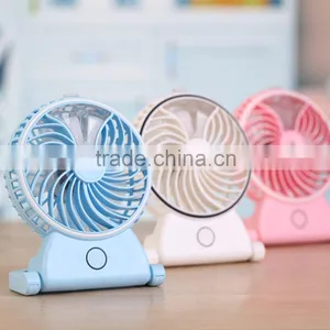 The New Mini USB Charging Beauty Spray Fan Humidification Mini Fan Portable Hand Held Air Conditioner Fan thumbnail-1