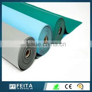 Green Antistatic Anti-fatigue Mats/esd Ground Rubber Mats thumbnail-1