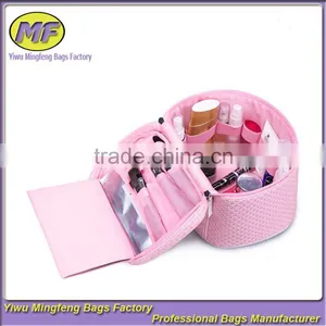 Leather Cosmetic Bag Daily Useful Beautiful Storage Bag pu Cosmetic Bag thumbnail-1