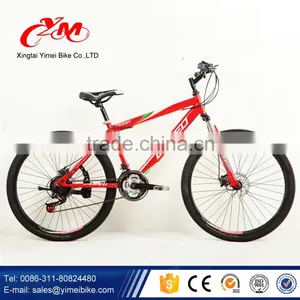 Wholesale 26er 21 Speed Steel Frame Bicycle Mountain Bike / Suspension Fork Disc Brake Bicicletas Mountain Bike / MTB Bike Quality Choice thumbnail-3
