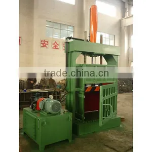 Vertical Waste Paper Scrap Bottle Cardboard Baler Machine for Sale thumbnail-1