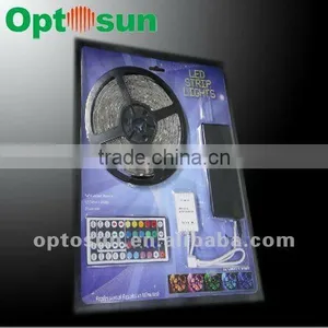 Waterproof 5050 Led Strip 300 Leds Rgb Kit(5m/reel Strip With 44keys Remote Controller and 84w Power Supply) thumbnail-1