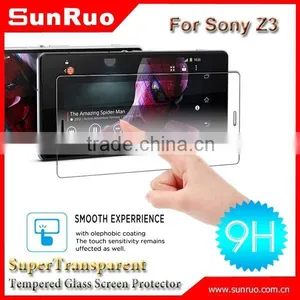 Hot Sale!! Tempered Glass Screen Protector for Xperia Z3, for Sony z3 Tempered Glass Screen Protector thumbnail-1