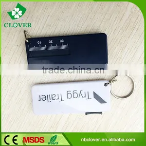 Logo Imprinting Car Tire Tread Depth Gauge With Keychain for Promotion Quality Choice thumbnail-2