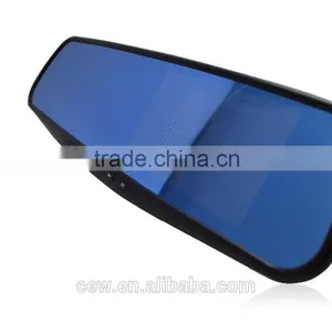 Newest 4.3 Inch Car Black Box Dual Lens Video Recorder Dash Cam Rearview Mirror Car Camera 1080P HD Car DVR thumbnail-3