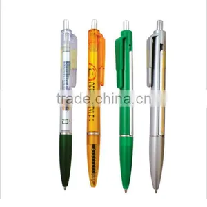 Advertising Logo Customized Plastic Banner Pen Ball Pen Multi Color Pen thumbnail-4