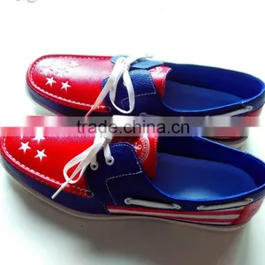 CXM033 Man Genuine Leather Laced up Boat Shoe thumbnail-1
