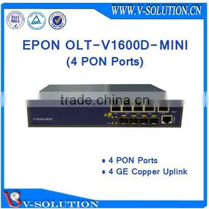 Low Cost Compact Design Mini Size 4PON EPON OLT Optic Fiber Networking Equipment Optical Line Terminal for FTTH thumbnail-1