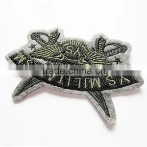 Computerized Embroidery Patch for Garment, Computer Embroidery Design Patch Badge thumbnail-1
