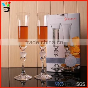 Heart Shape Lover's Pair of Champagne Glass With Packaging thumbnail-1